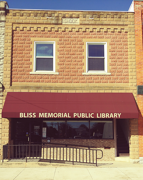 Front facade of Bliss Memorial Public Library
