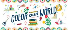 Color Our World art work for summer reading